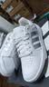 adidas ENTRAP美式校园风运动鞋少年感复古篮球风板鞋阿迪达斯   白色/金属暗银   35.5 实拍图
