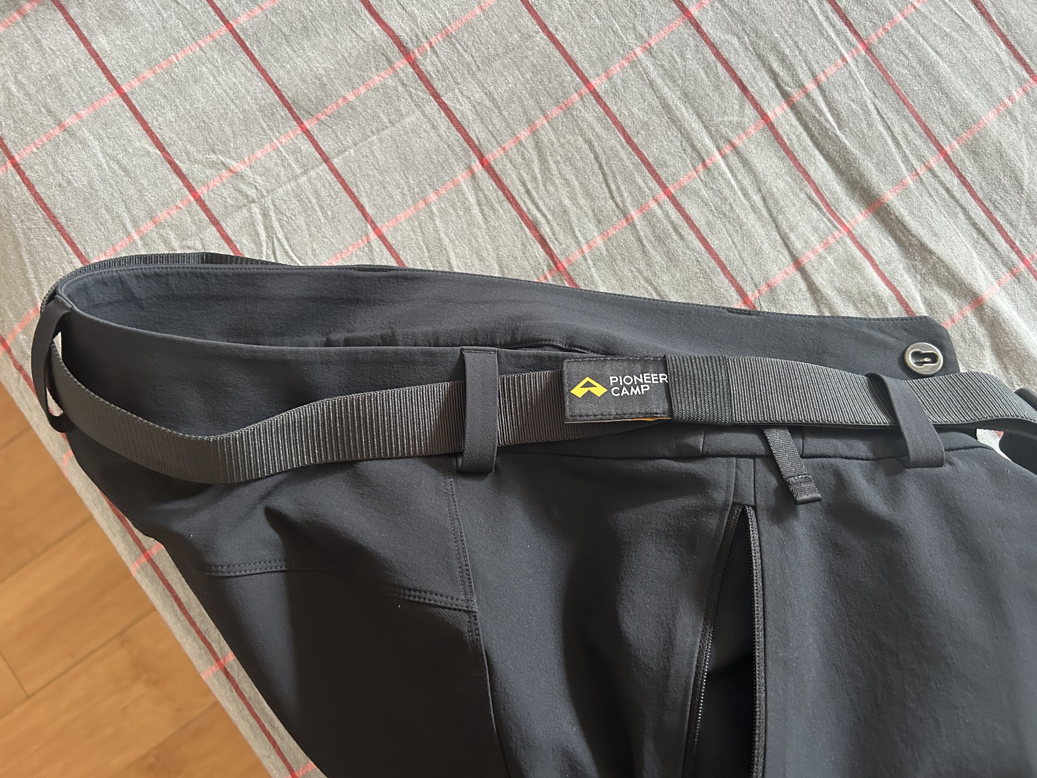 拓路者登山腰带男女款户外运动轻量便捷塑料卡口针织懒人腰带松紧裤腰带 实拍图