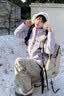 伯希和（Pelliot）赵露思同款山野经典2.0户外冲锋衣三合一防水秋外套女12340106紫M 实拍图