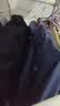特步防泼水外套秋季新款男夹克上衣跑步服户外骑行服双层风衣运动服 【防风锁温】暮光蓝-0123加绒 2XL 实拍图