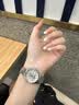 冠琴（GUANQIN）品牌女士手表全自动机械表2026新款百搭女表送老婆送女友生日礼物 银壳黑面+礼盒包装+可刻字贺卡 实拍图
