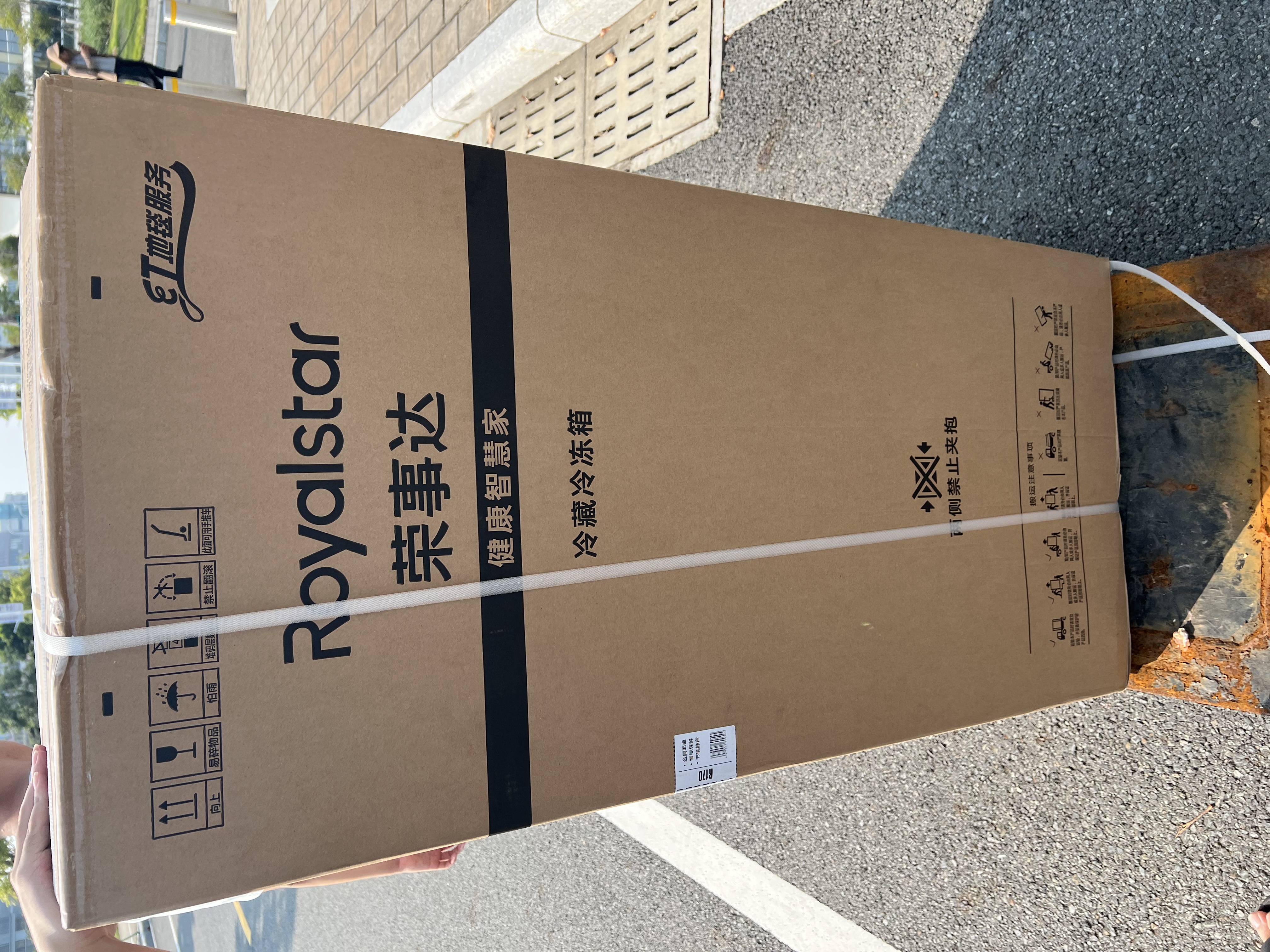 荣事达（Royalstar）170升小冰箱小型家用出租房办公室宿舍双开门两门电冰箱节能省电低音钛深灰R170 实拍图