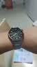 MSSM适用华为手表表带watch5表带Watch5/4pro/GT7/6/5/GT6pro工字不锈钢金属表带【46/48表盘】-黑色 实拍图