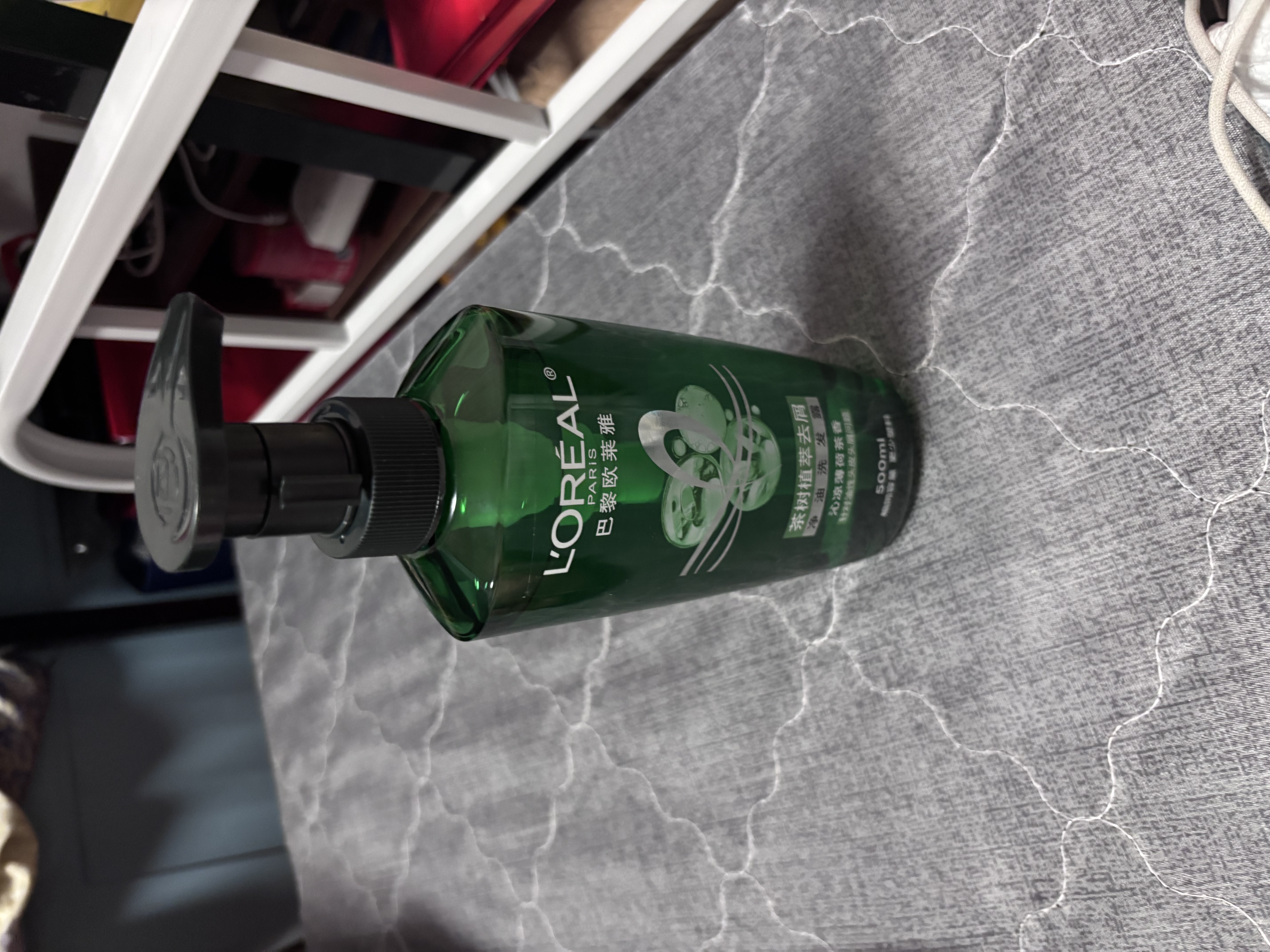 欧莱雅茶树洗发水 植萃去屑清爽控油去油男士女士洗发露500ml 实拍图