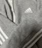 adidas通勤百搭三条纹休闲运动夹克早秋外套男女阿迪达斯三叶草 浅灰 (推荐选大一码)   L 实拍图