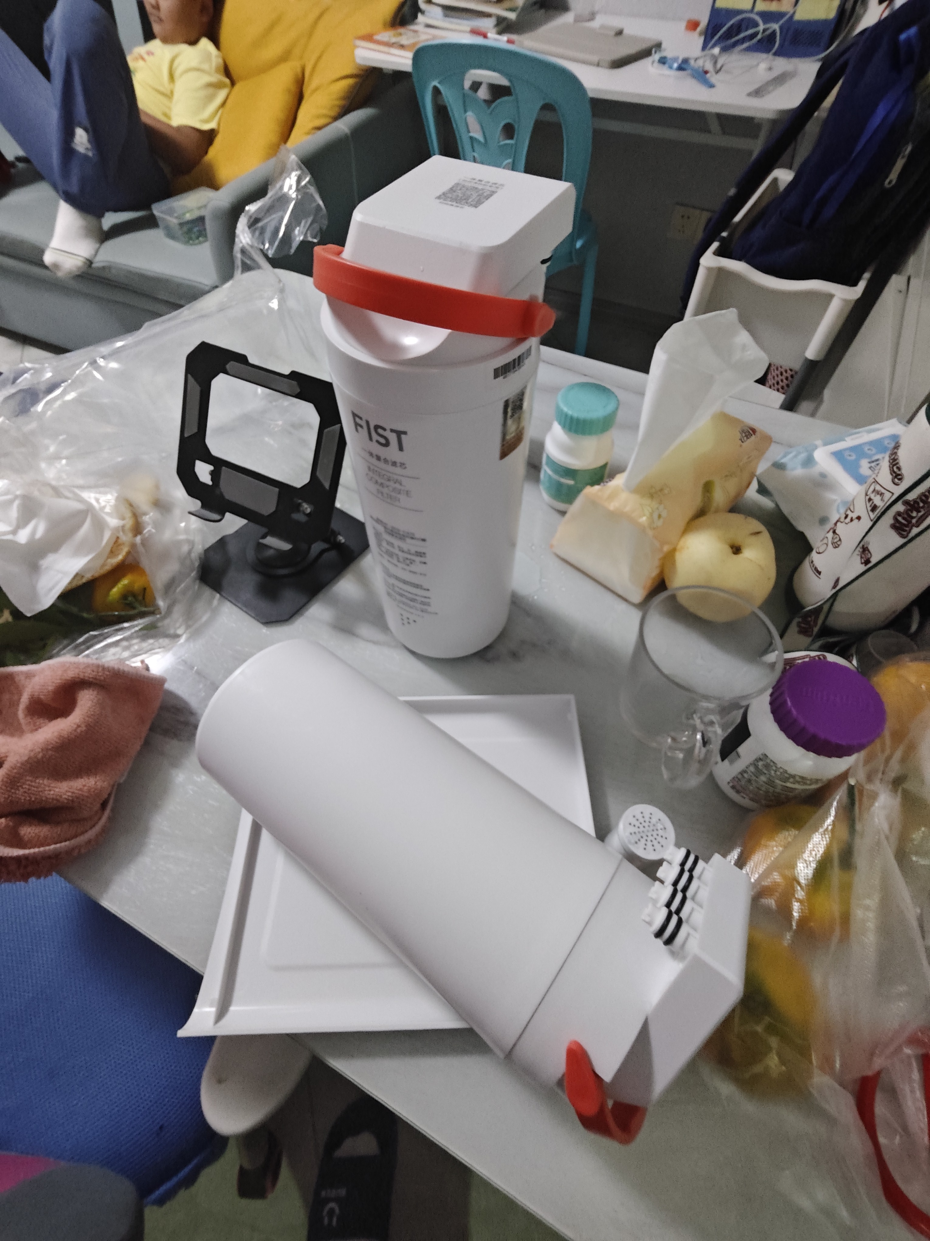 美的家用饮水机台式净饮机白泽JR2183T-RO-1年原装一体化低钠滤芯 实拍图