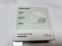 绿联氮化镓充电器三口20W多口适用苹果18快充头iPhone18ProMax/17/16e/15Air华为手机USB/双Type-C插头 实拍图