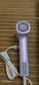 松下（Panasonic）【护发看得见】空气发梳负离子高速护发吹风机家用低噪速干电吹风送女生生日礼物云雾紫EH-WNE6M 实拍图