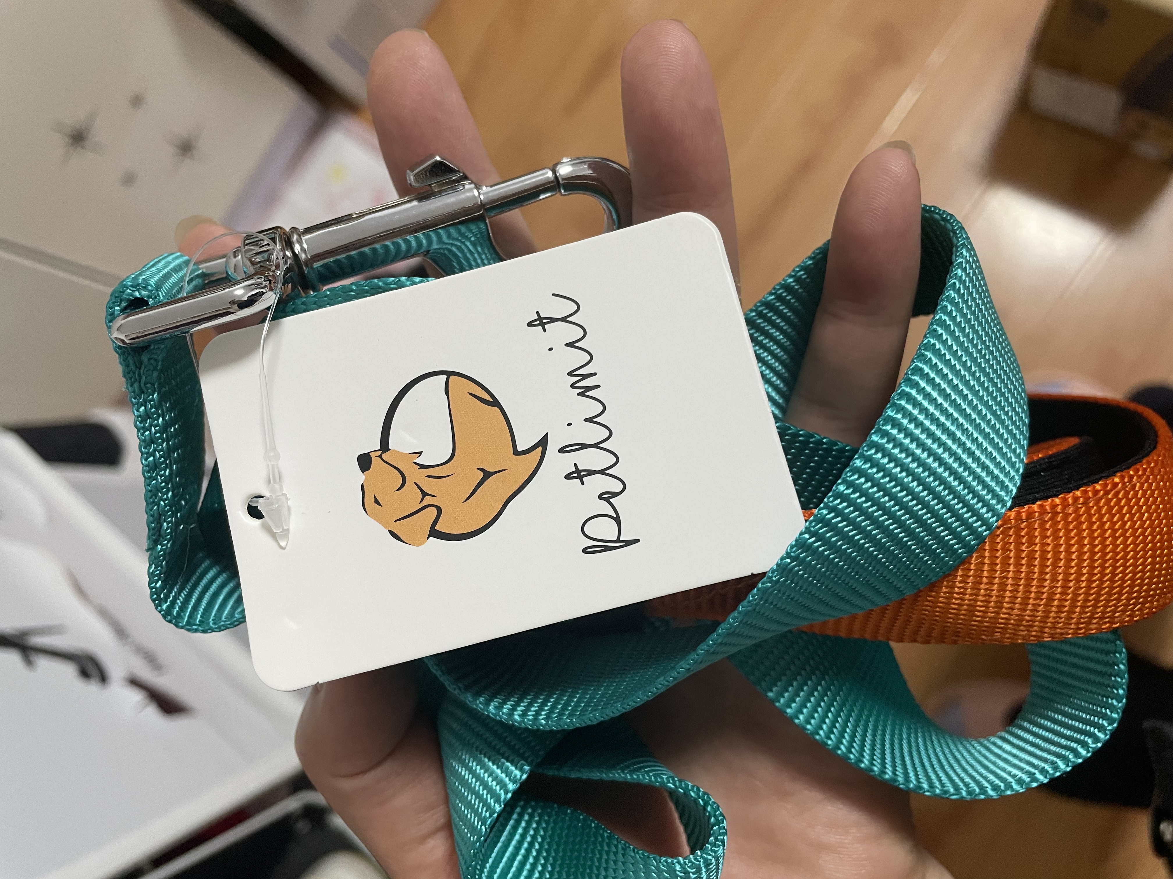 petlimit狗狗牵引绳狗绳子狗链小狗中大型犬泰迪金毛遛狗绳宠物用品 青桔L 实拍图