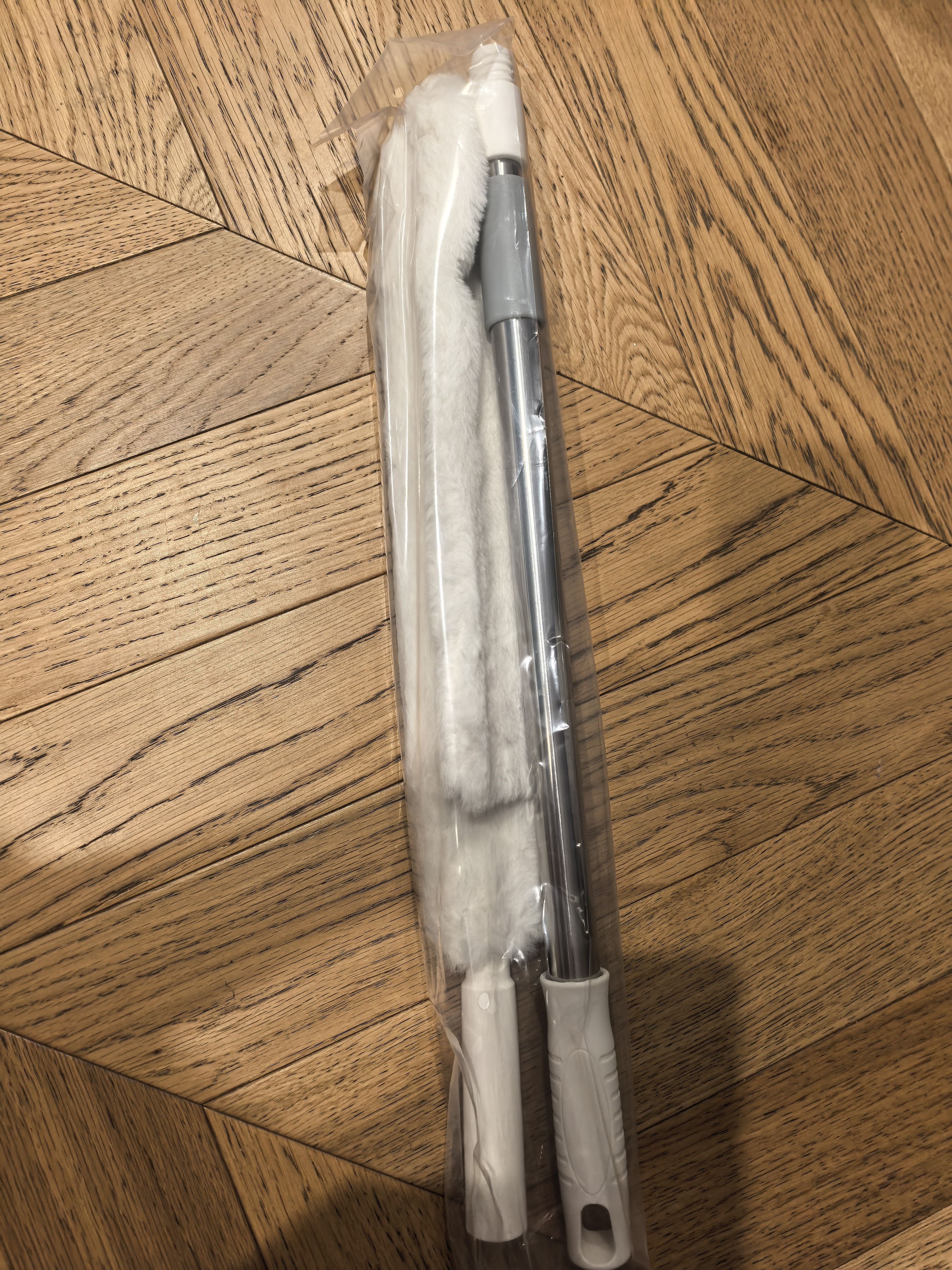 美丽雅长柄静电除尘掸鸡毛掸子除尘扫灰可水洗清洁工具沙发床底清扫神器 实拍图