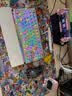 重力星球键盘配件 航插线白色 实拍图
