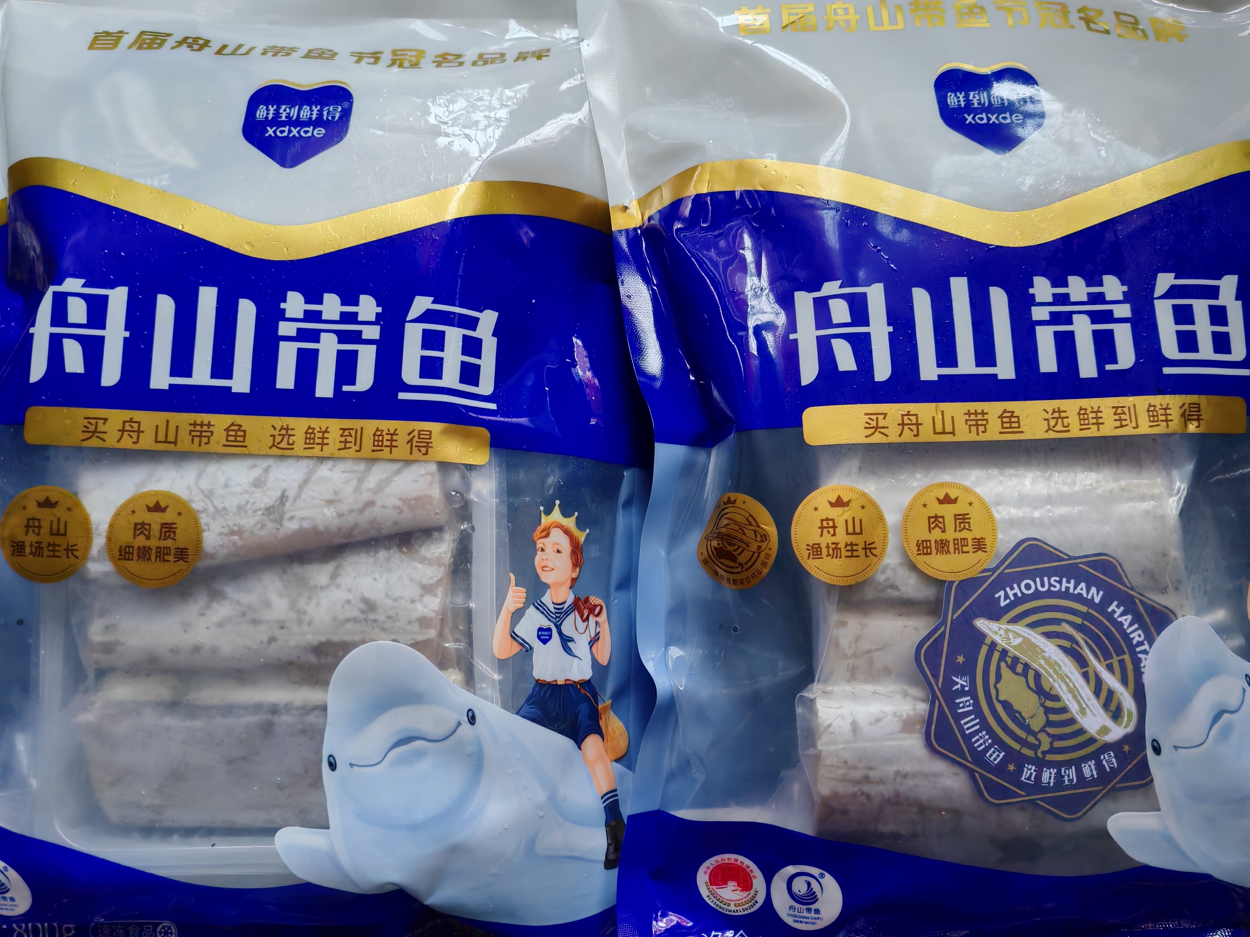 鲜到鲜得 冷冻舟山带鱼段800g 精选带鱼中段 深海鱼 生鲜 鱼类 海鲜水产 实拍图