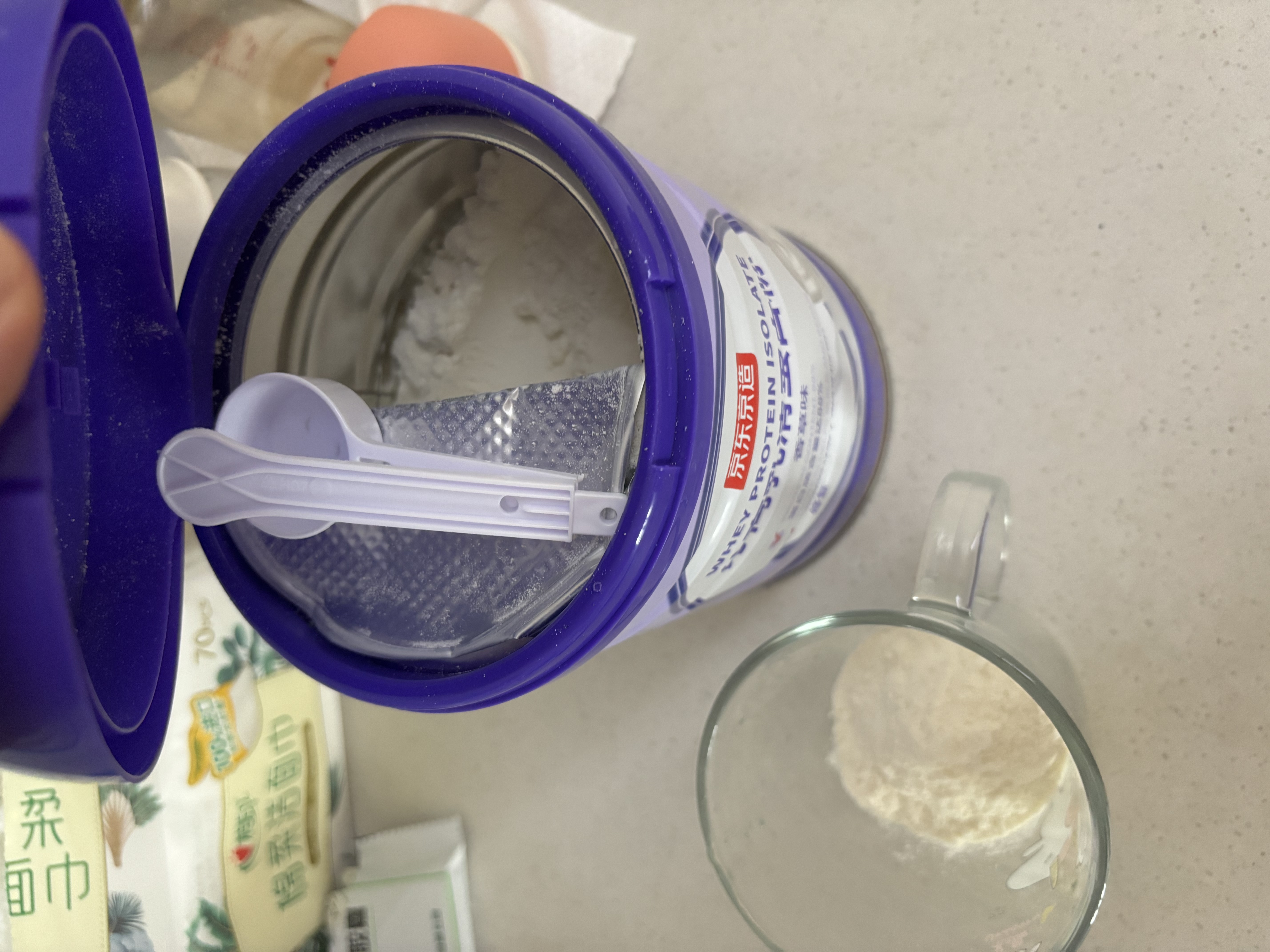 京东京造100%分离乳清蛋白粉 升级免疫蛋白质粉中老年营养术后补充蛋白质 实拍图