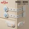 SAFTY DAD婴儿童锁扣抽屉扣防宝宝夹手安全锁防护防开推拉门冰箱柜子柜门锁 实拍图