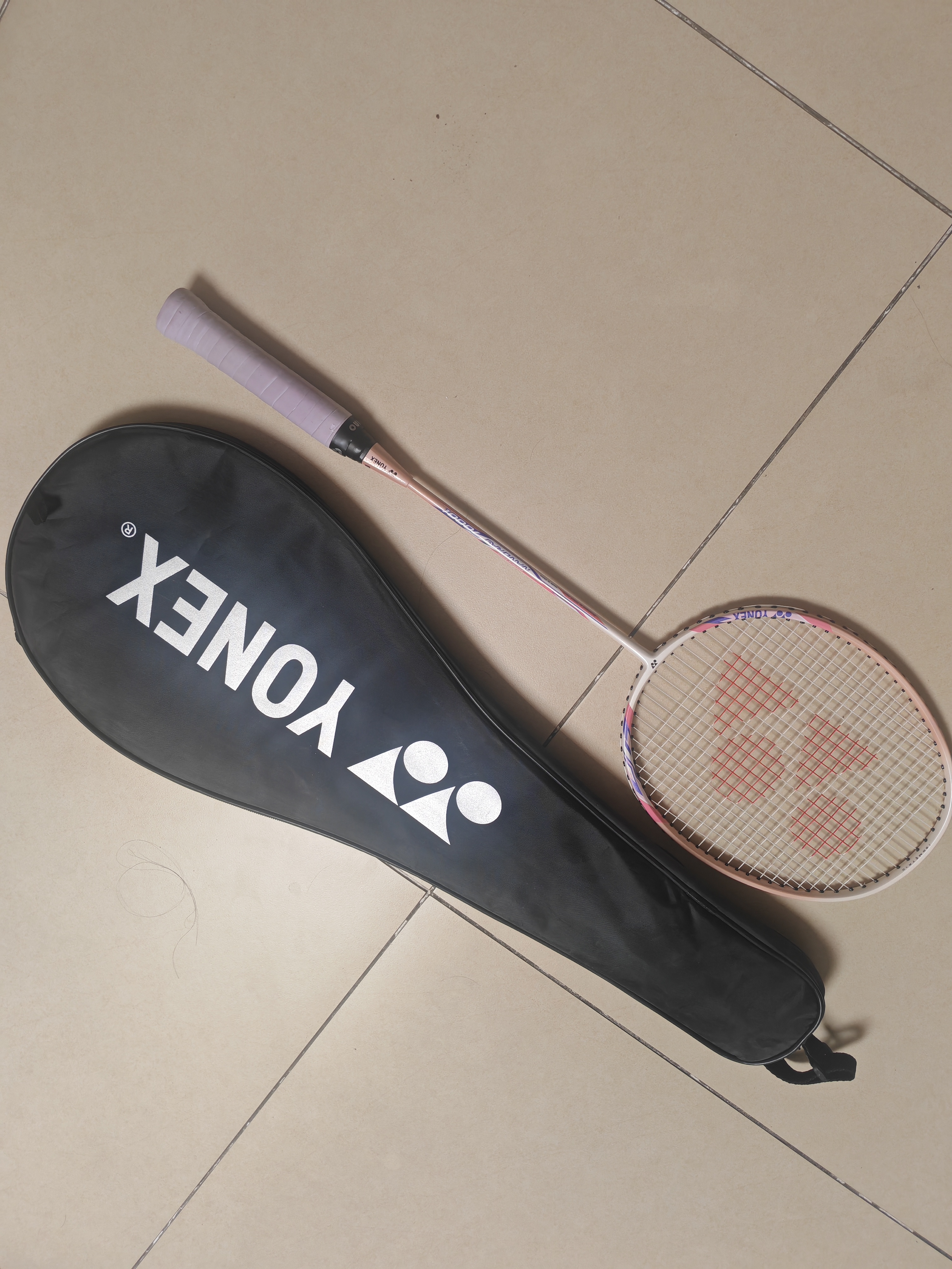尤尼克斯（YONEX）羽毛球拍对拍碳素中杆比赛训练锐速高弹均衡NR7000I已穿线附手胶 实拍图