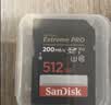 Sandisk闪迪512GB SD内存卡 4K V30 U3 C10 相机存储卡 读速200MB/s 写速140MB/s 微单/单反相机内存卡 实拍图