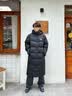 准者（RIGORER）长款羽绒服男2026秋冬新款连帽保暖防风加厚运动户外休闲情侣外套 纯正黑 2XL (185) 实拍图