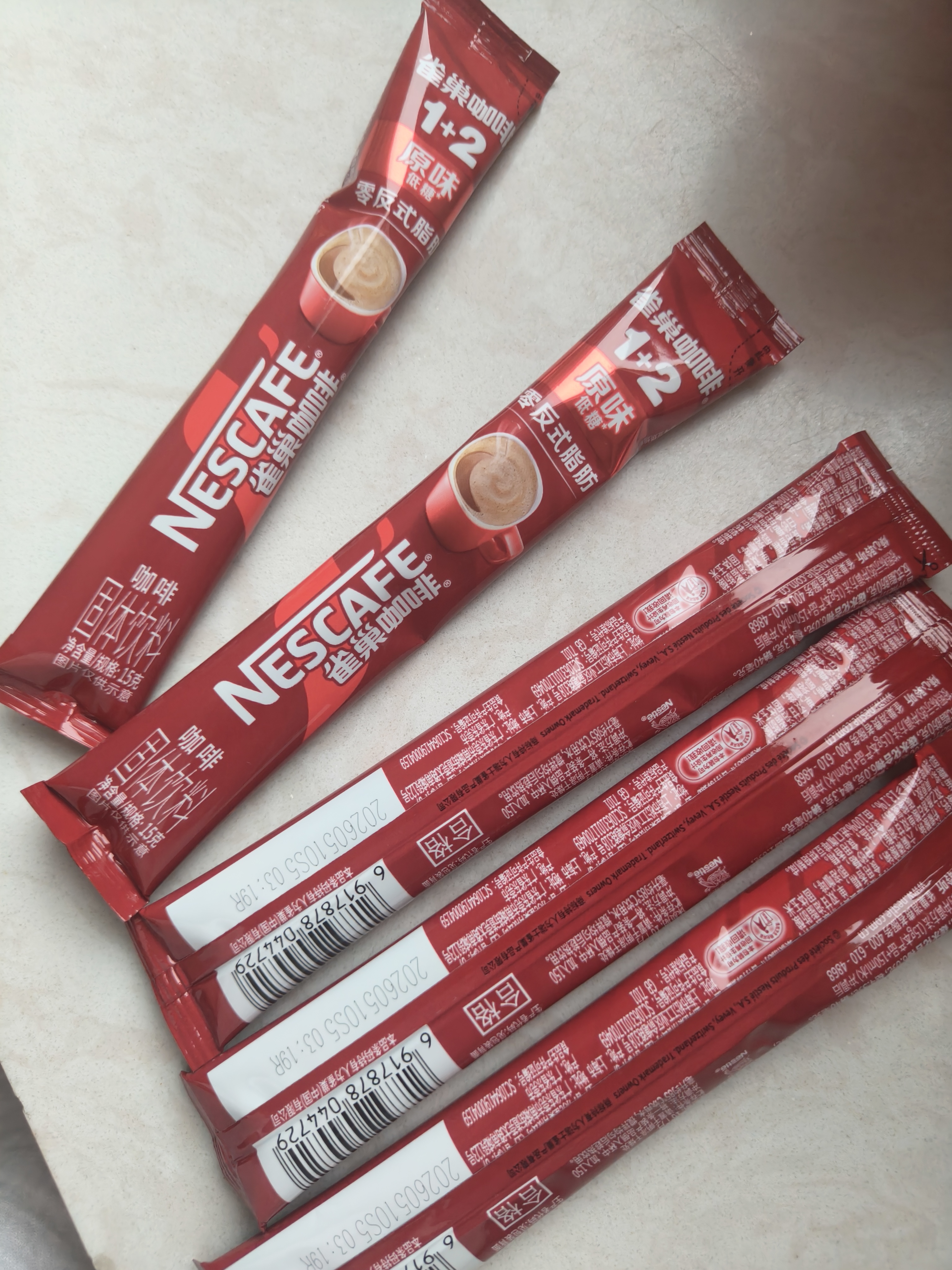 雀巢（Nestle）1+2原味低糖*速溶咖啡三合一冲调饮品30条450g 实拍图