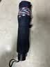 天堂伞 加大雨伞三折 经典商务伞格纹10骨加大雨伞男女 藏青 实拍图