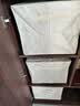 登比布艺收纳箱衣服棉被整理箱玩具衣物储物箱百纳箱 米色66L2只装 实拍图