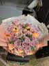 幽客玉品鲜花速递红玫瑰花束表白送女友老婆生日礼物全国同城配送 33朵粉玫瑰花束 实拍图