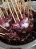 鲜京采甄选 宁夏盐池滩羊原切羊肉串后腿肉净重540g（30串） 户外烧烤 实拍图