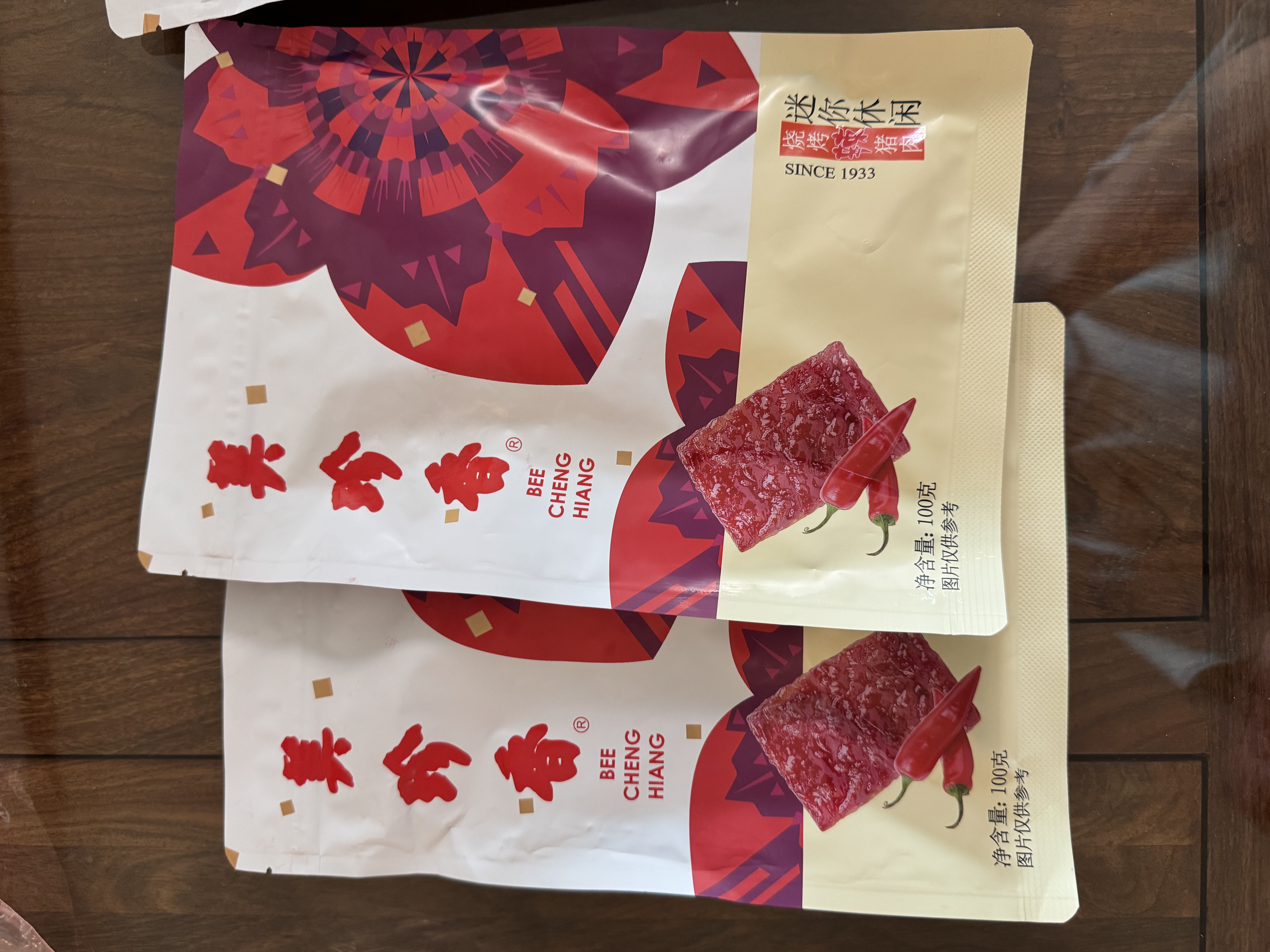 美珍香（BEE CHENG HIANG）迷你休闲烧烤辣猪肉100g 猪肉脯肉干类休闲零食美味小吃 实拍图