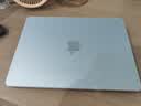 VOKAMO【2026新款M5适用】苹果电脑笔记本MacBook Air13英寸保护壳M4/3/2带支架磨砂外套 半透明 实拍图