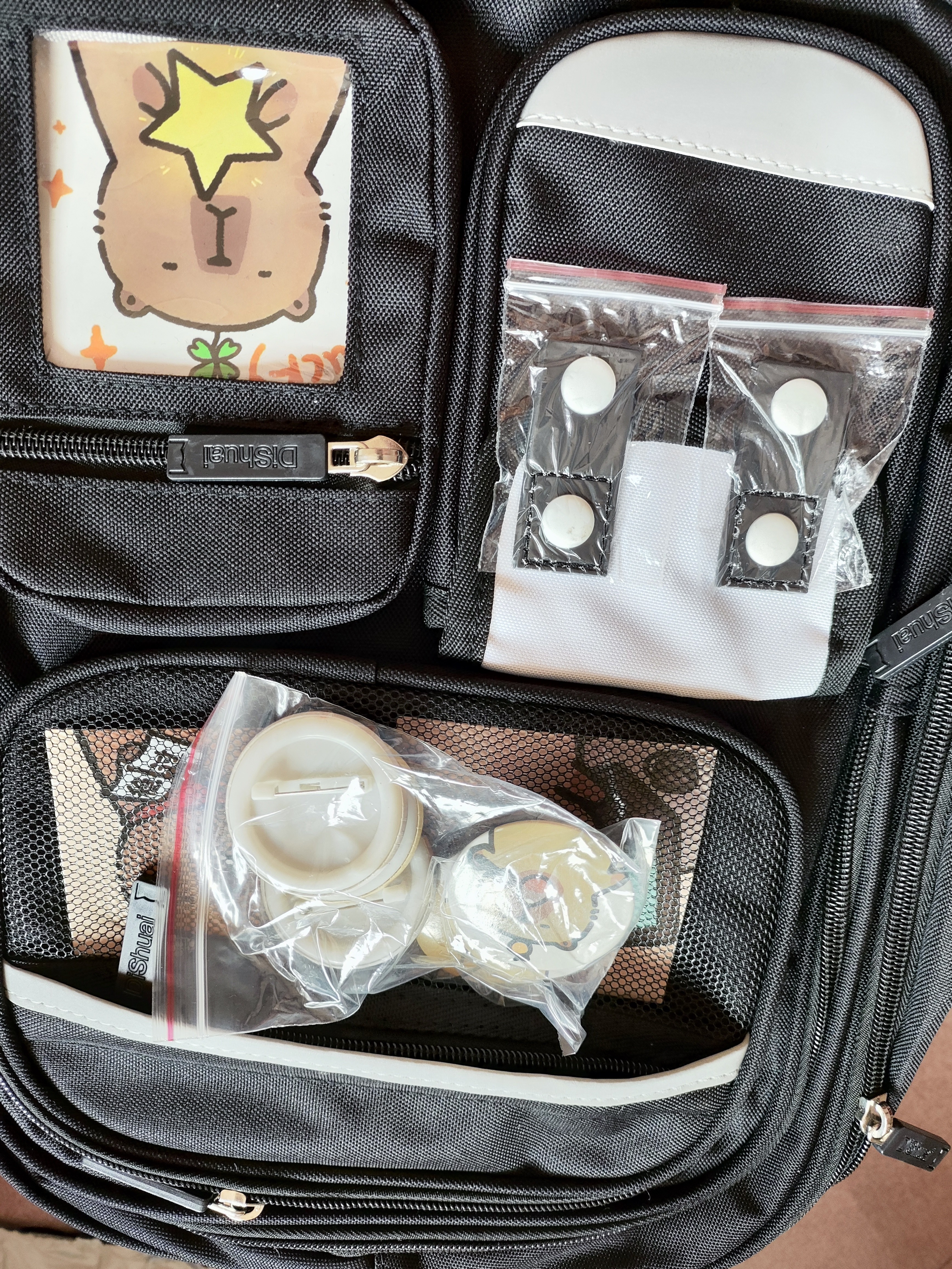 迪帅卡皮巴拉小学生书包女孩1-3-6年级减负护脊轻便大容量儿童男背包 实拍图