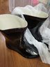 安全牌（AN QUAN PAI）绝缘靴 20KV高压防触电 电工防护劳保雨靴ZX020 半筒 40码 实拍图