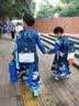 得力（deli）小学生护脊书包男女孩大容量减负背包BB161升级款 1-3年级蓝色 实拍图