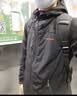 猛犸象（MAMMUT）【红标】Macun 2.0 男士户外防泼水连帽夹克外套软壳 黑色 2XL 实拍图