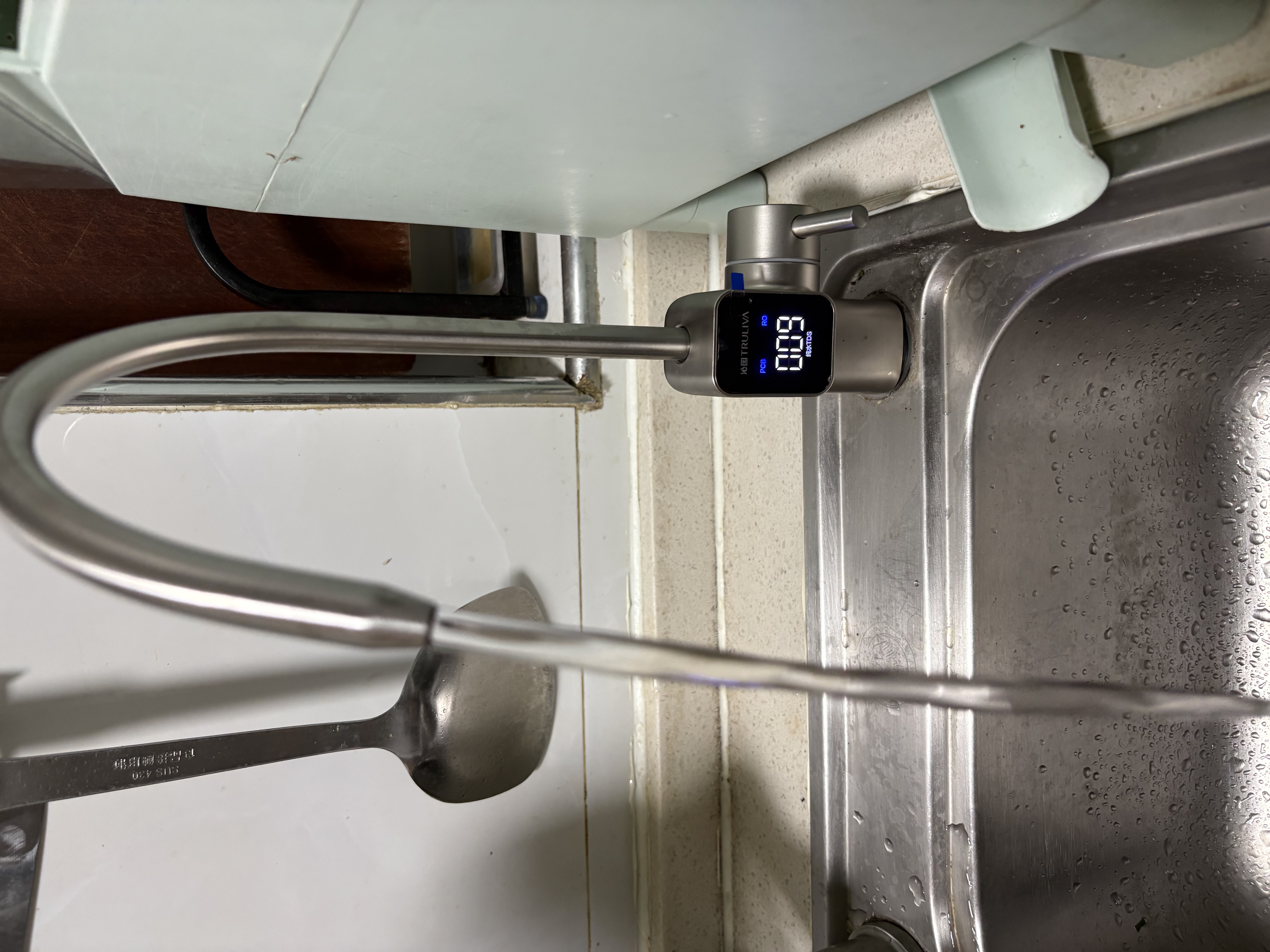 沁园家庭用双子芯5.0净水器1000G【1200G初始流速体验】 8年RO过滤器厨房台下式直饮水一体机UR-S61076 实拍图