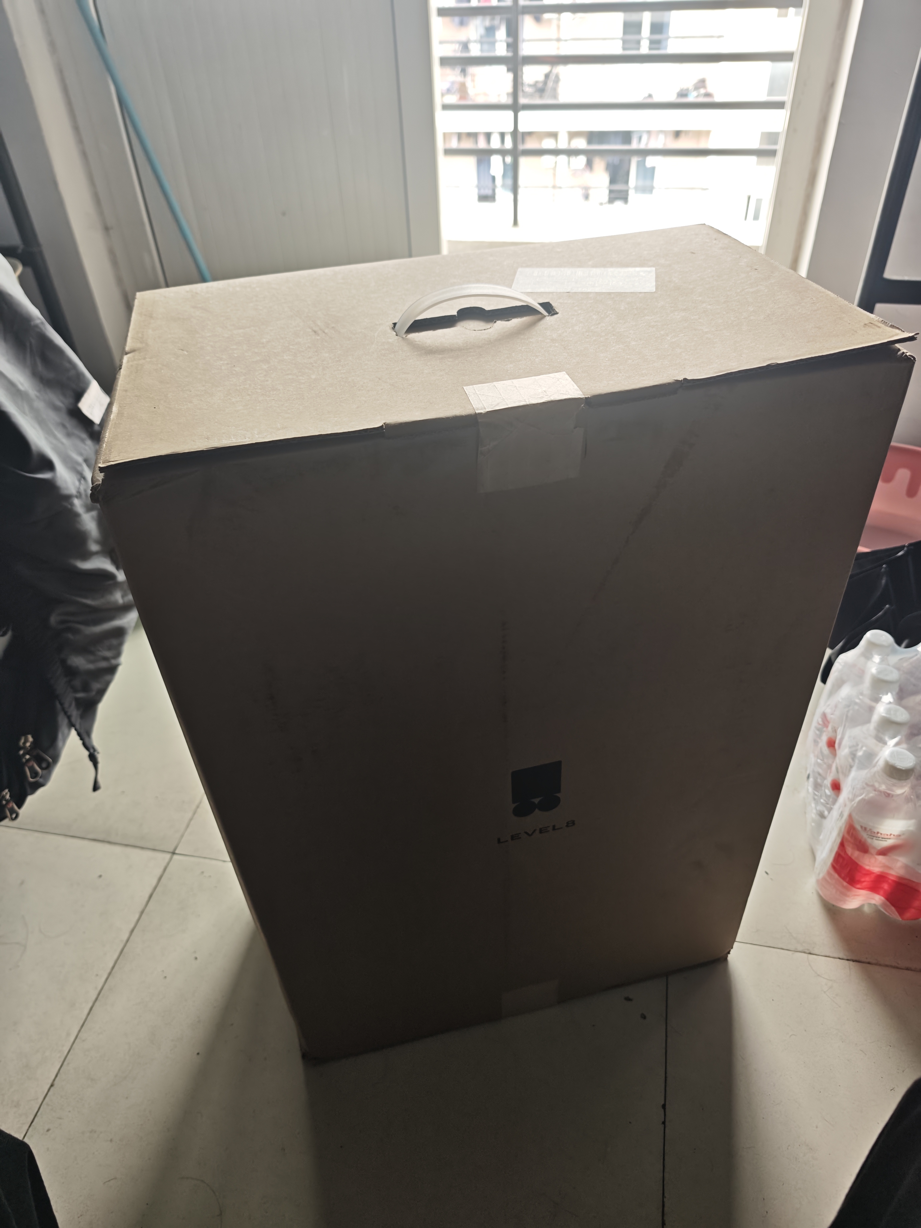 地平线8号（LEVEL8）行李箱密码拉杆箱男女托运大容量万向轮学生旅行者PC箱 24英寸黑 实拍图