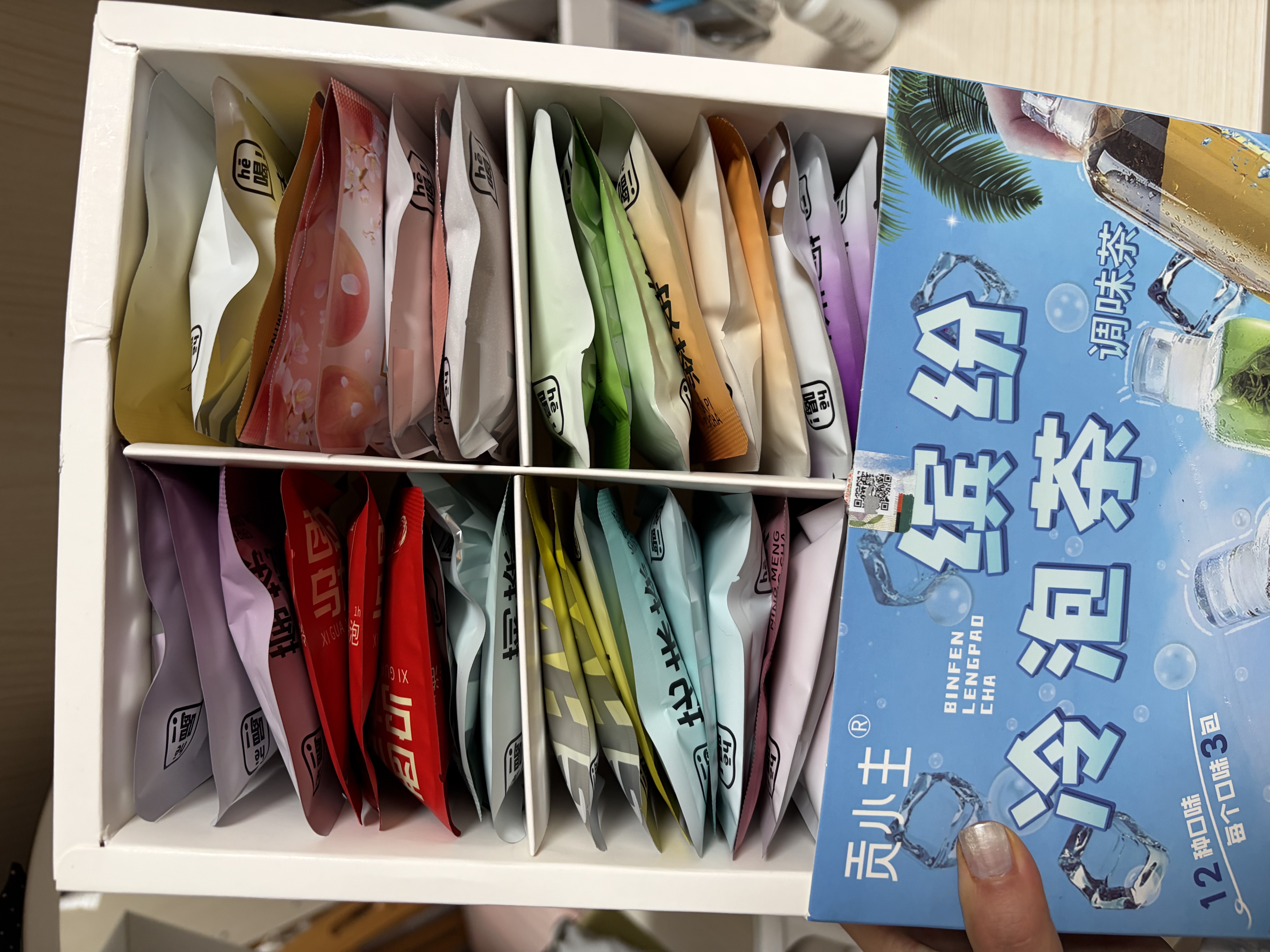 贡小主冷泡茶花茶包水果茶共36包(12种口味)108g茉莉花茶红茶蜜桃乌龙茶 实拍图