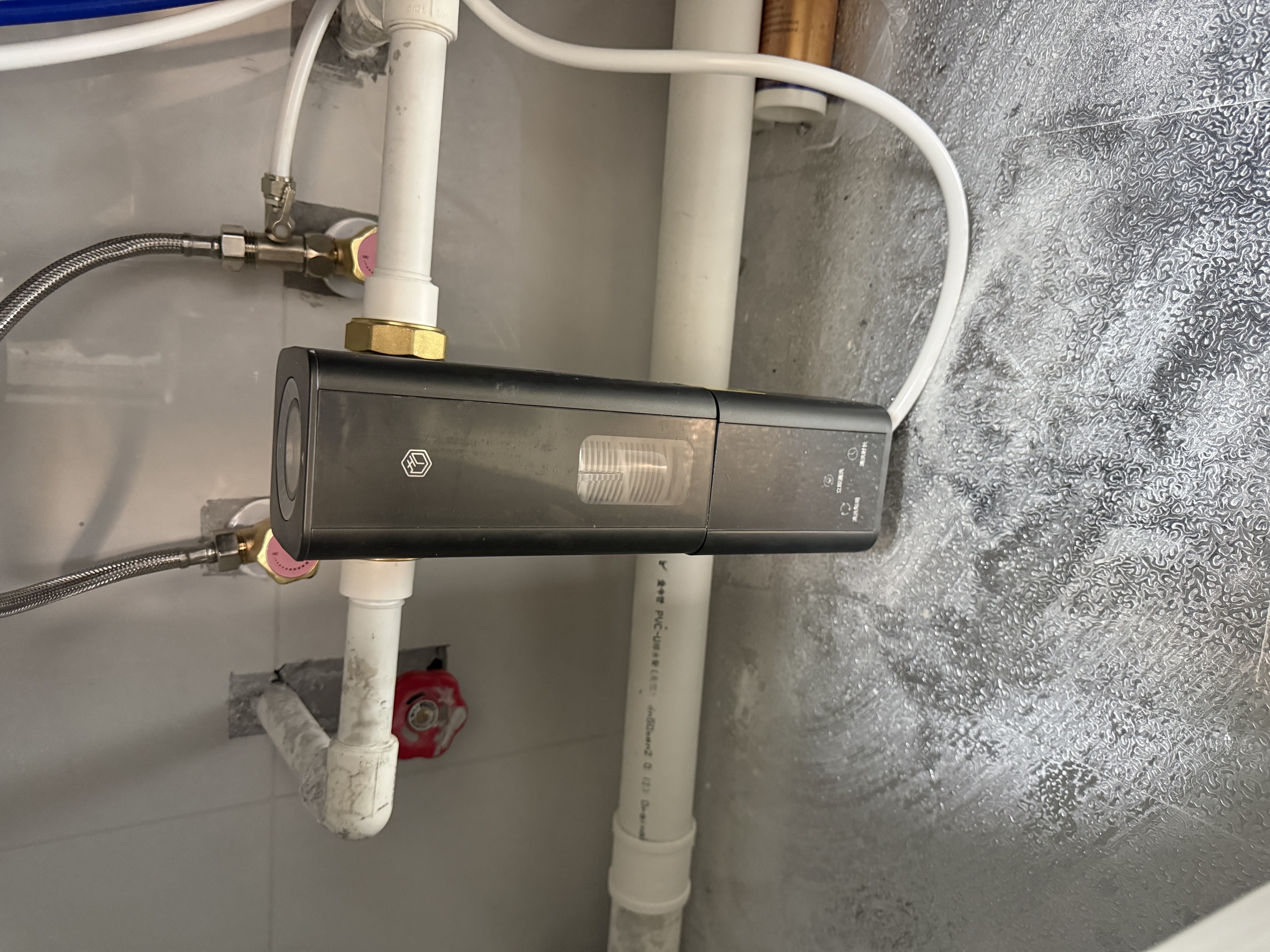 京东京造前置过滤器X3 顶配三驱水动力全自动冲洗家用前置净水器40微米精滤万向安装全屋净水净水器 实拍图