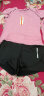 玉儿恋瑜伽服女健身房瑜伽运动套装女速干跑步健身服显瘦修身专业运动衣 粉色五件套 XL 实拍图