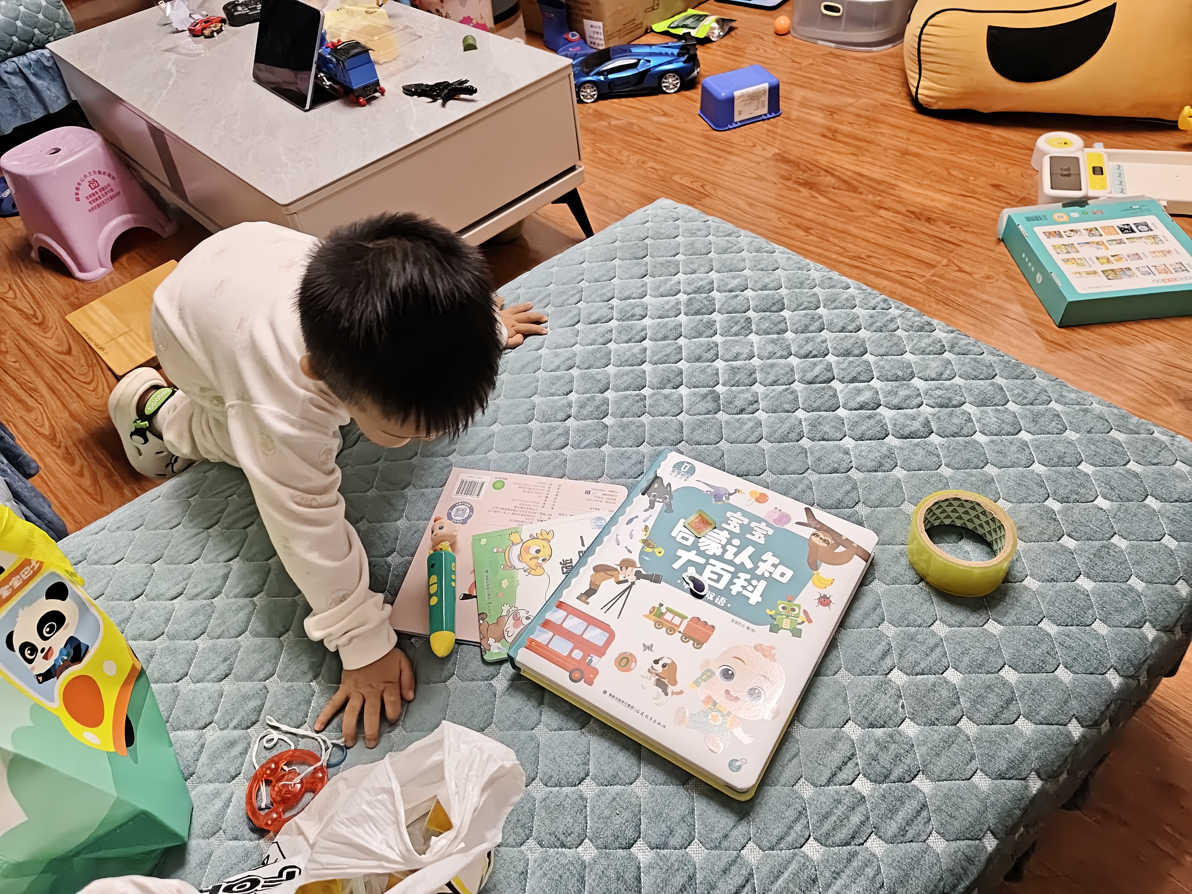 宝宝巴士jojo点读笔幼儿早教机1-3岁儿童启蒙绘本玩具睡前故事机生日礼物 1-4岁【启蒙认知_基础升级版】 实拍图