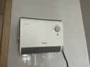 美的（Midea）【暖向可调】石墨烯浴室暖风机 台壁两用防水电热取暖器 节能电暖器 浴霸替代款抗菌小太阳HFS20XQ 实拍图