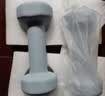 Keep哑铃女男健身家用2kg*2彩色浸塑环保手铃亚铃全身塑形K-rox水蓝 实拍图