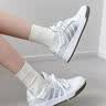 adidas ENTRAP美式校园风运动鞋少年感复古篮球风板鞋阿迪达斯   白色/金属暗银   41 实拍图