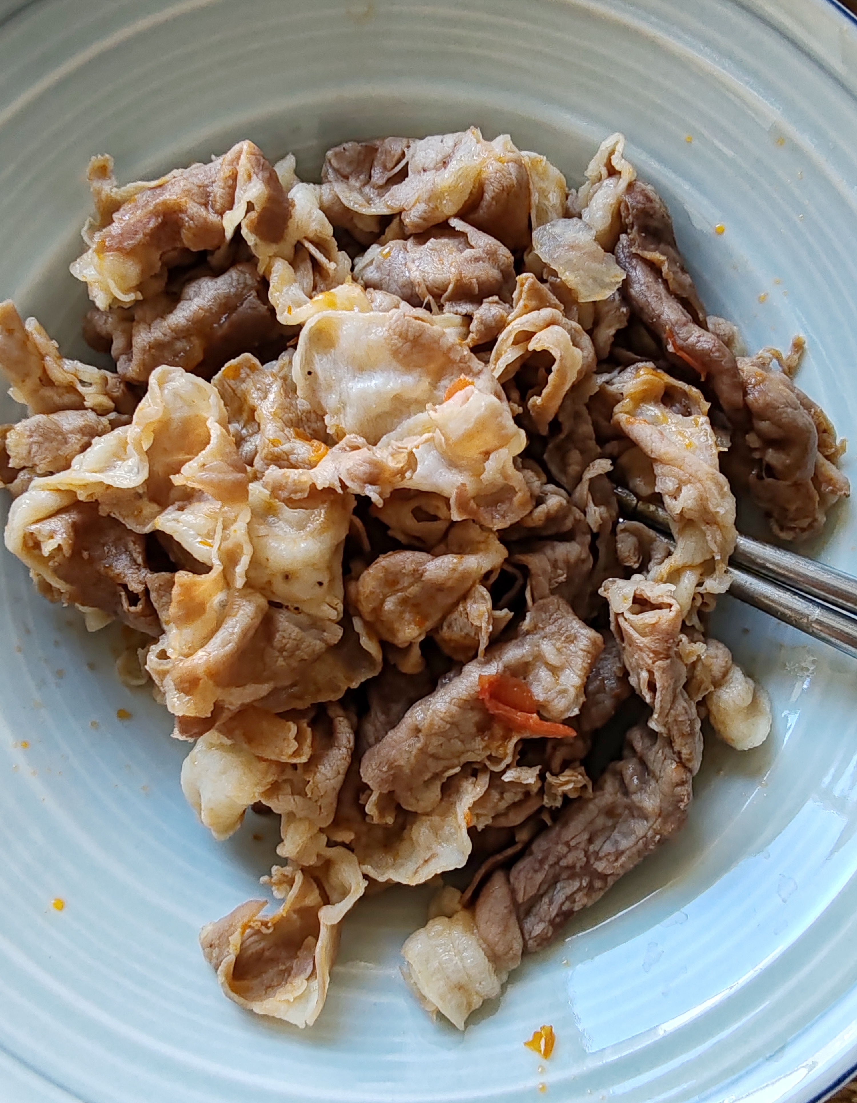 东来顺 内蒙古羔羊原切羊肉片1斤装 火锅食材羊肉卷 清真中华老字号 实拍图