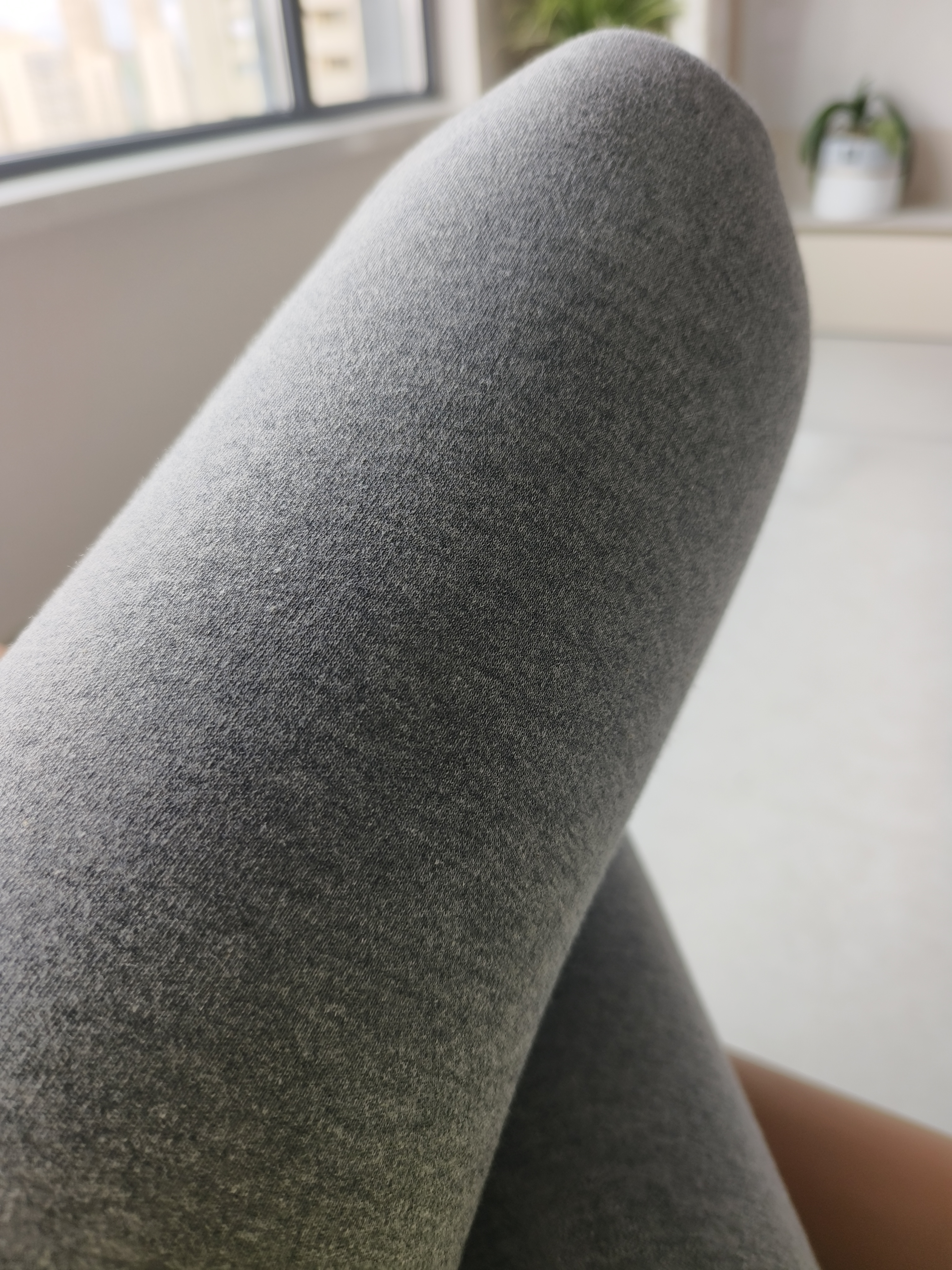 恒源祥【抑菌薄款】纯棉秋裤男士棉毛裤加大加肥秋冬保暖线裤深麻灰 实拍图