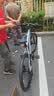 喜德盛（xds）山地自行车26款旭日310铝合金车架21速通勤成人单车 石岩灰17 实拍图
