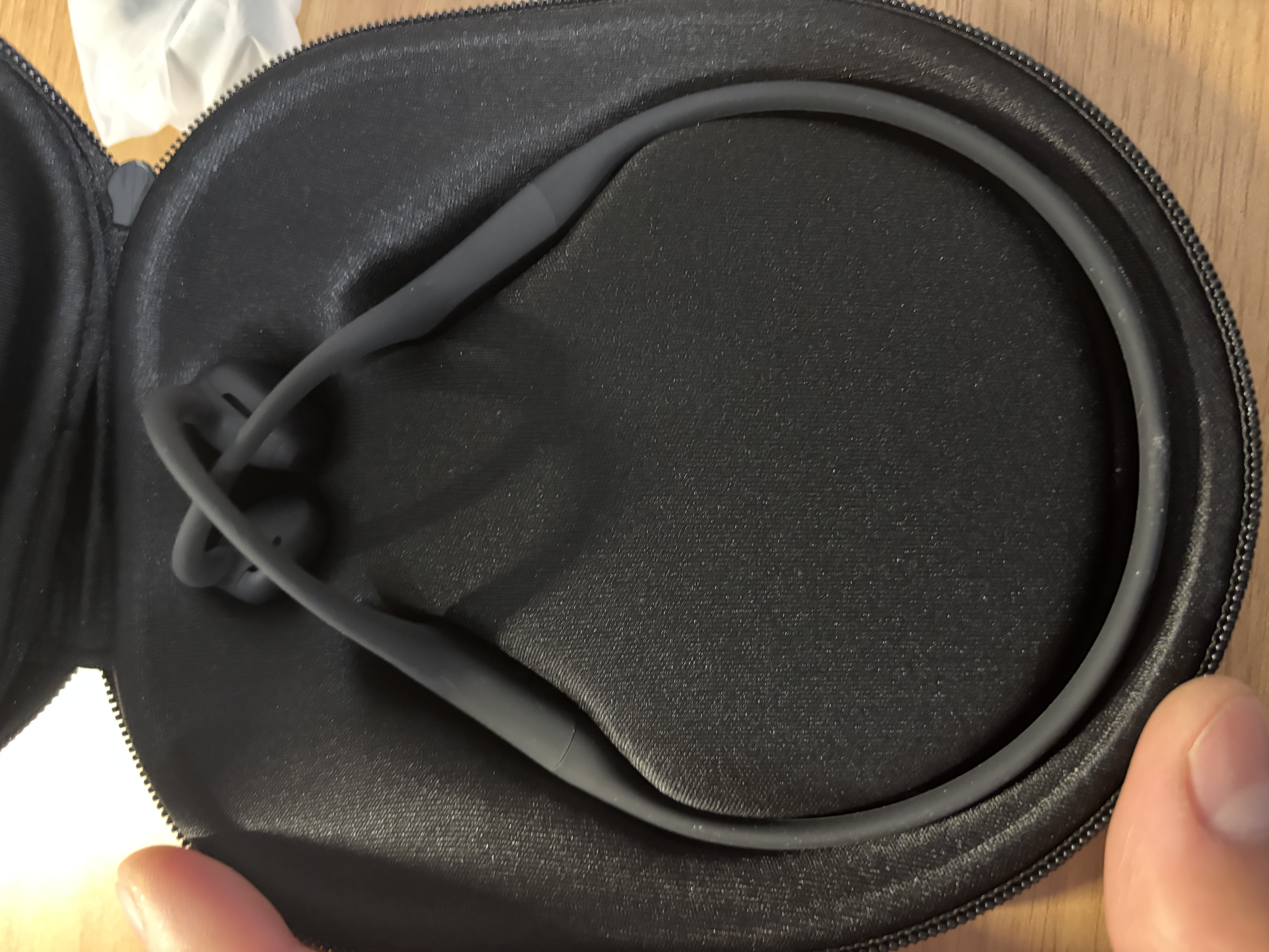 韶音（SHOKZ）OpenRun Pro骨传导蓝牙耳机无线开放式不入耳式运动耳机跑步骑行越野超长续航智能降噪 骑士黑 实拍图