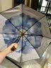 蕉下（beneunder）防紫外线遮阳伞太阳伞防晒伞三折双层黑胶晴雨伞BM011蓝铃 实拍图
