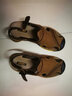 骆驼动感（camel active）牛皮包头凉鞋男真皮透气夏季大码运动休闲开车牛筋底防滑沙滩鞋男 32060棕色 41 实拍图
