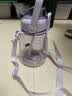 希乐大肚杯塑料杯大容量水杯男女儿童学生可爱背带tritan材质杯子1.2L 实拍图