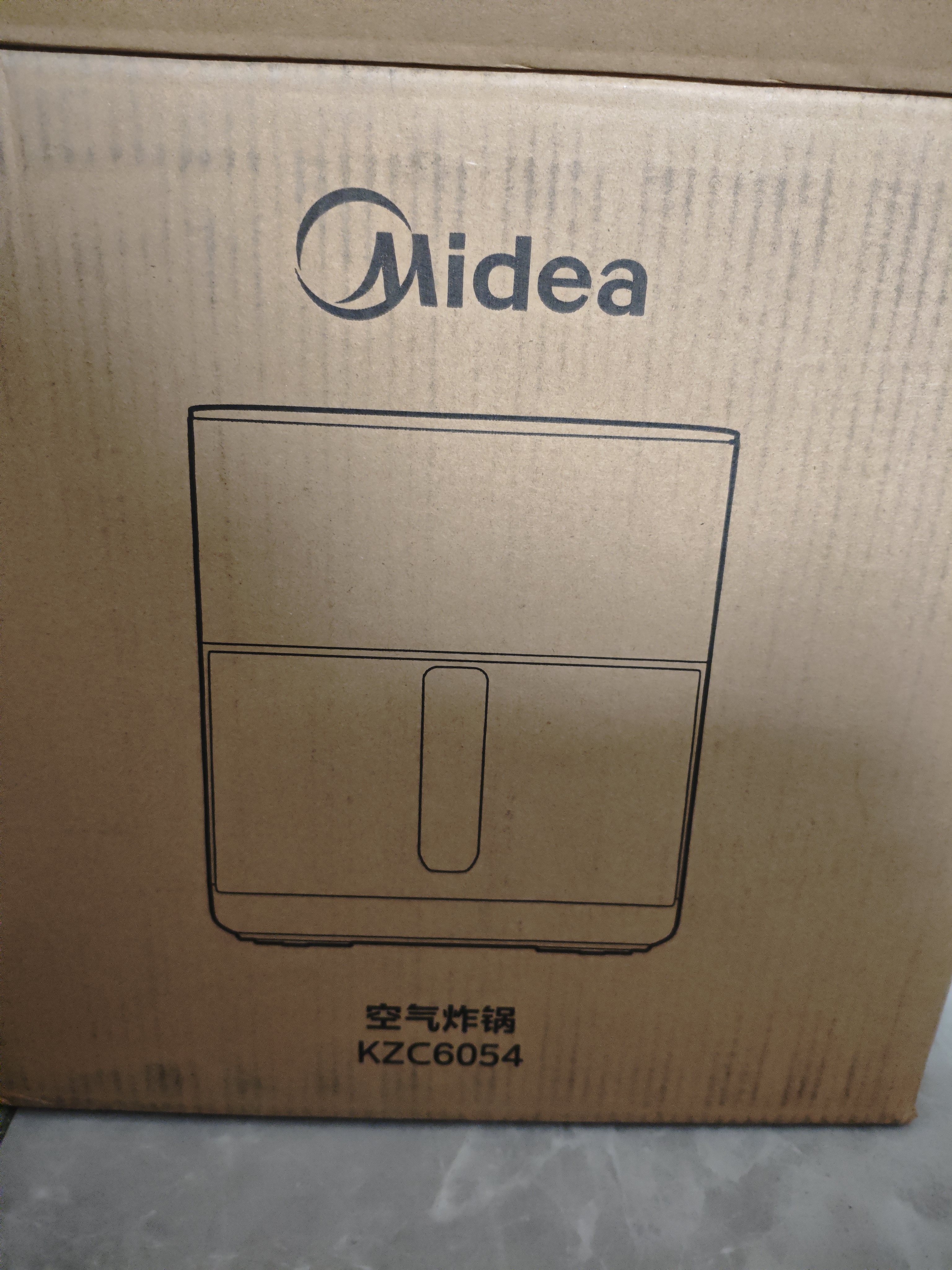 美的（Midea）空气炸锅可视实用烘焙大容量 家用多功能烘焙蒸烤一体机 上下双热源金属内腔智能免翻面KZC6054 实拍图