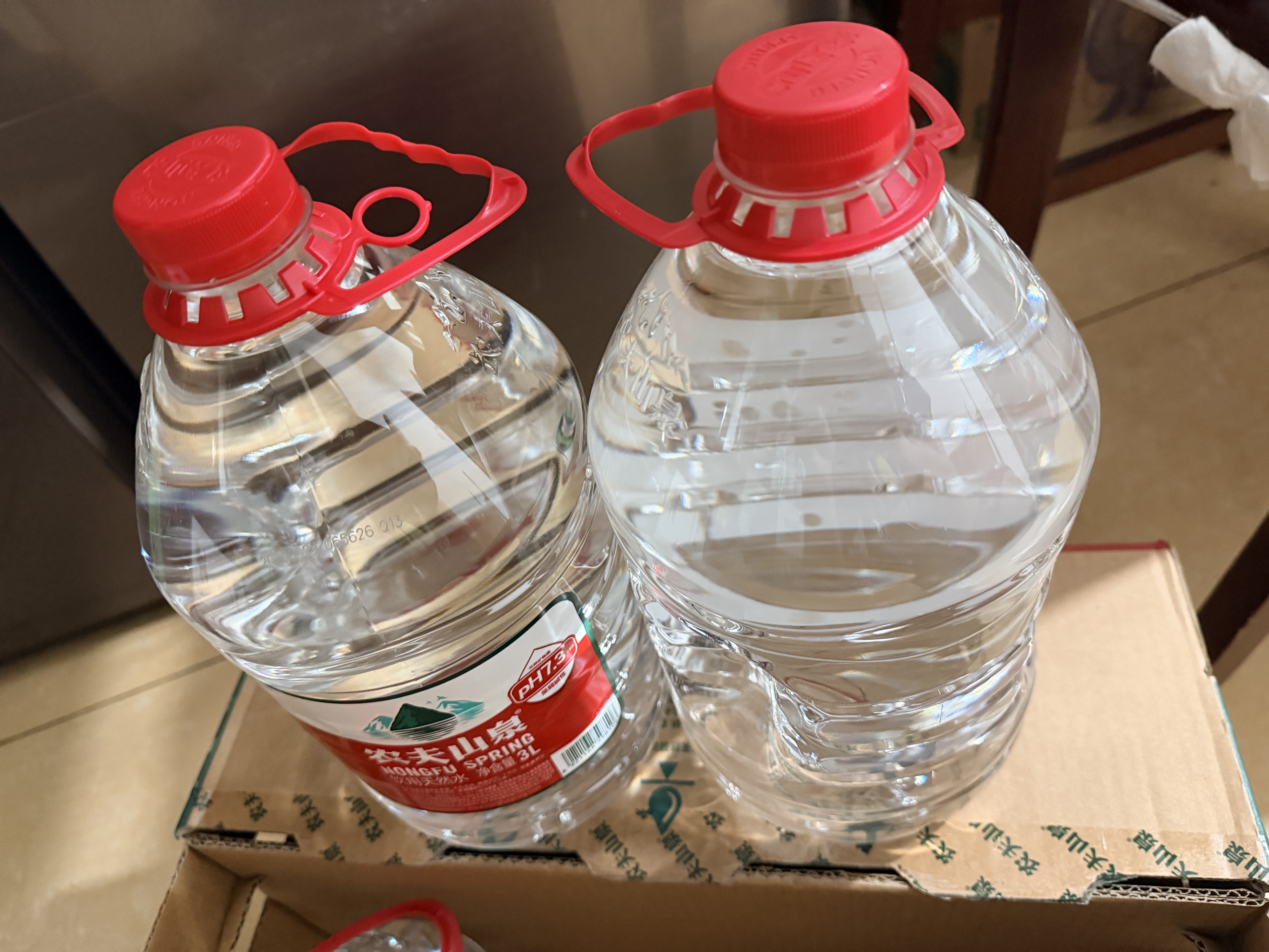 农夫山泉  饮用水 饮用天然水3L*6桶 整箱 桶装水 实拍图